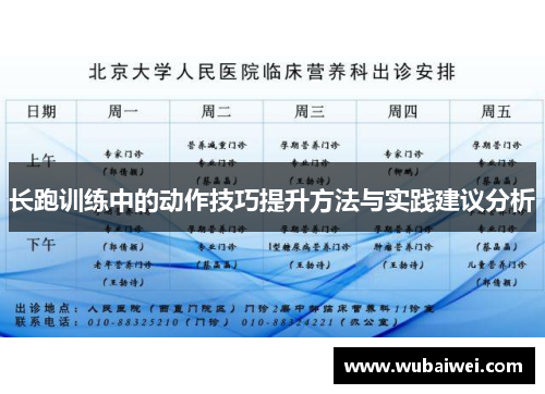 长跑训练中的动作技巧提升方法与实践建议分析